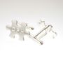 Personalised Sterling Silver Jigsaw Cufflinks, thumbnail 2 of 7