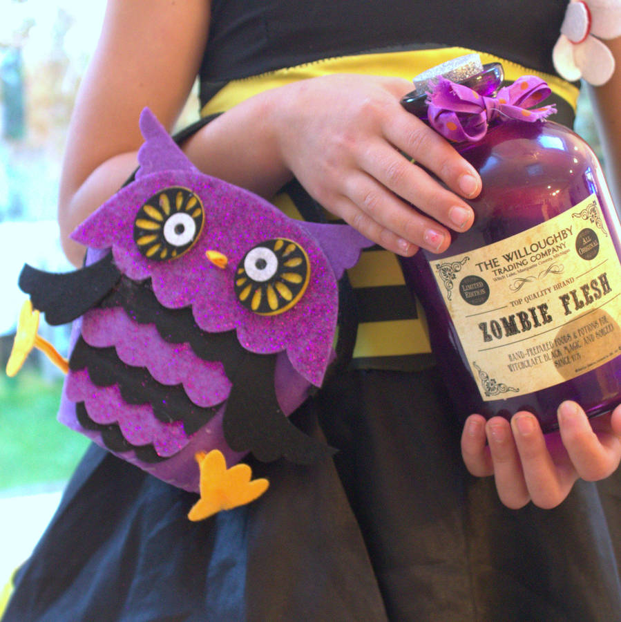 Image of Halloween Trick Or Treat Owl Bag