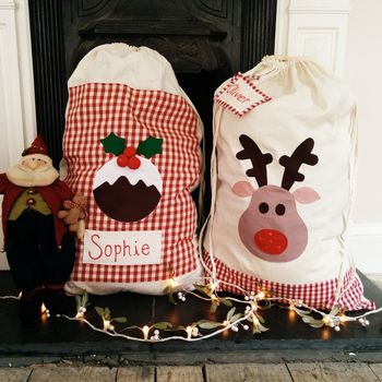 Personalised Christmas Sack/Stocking Extra Large, 9 of 12