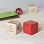 Personalized Baby's First Christmas Keepsake Block, thumbnail 3 of 10