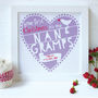 Personalised Grandparents First Christmas Framed Print, thumbnail 1 of 6