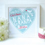 Personalised Grandparents First Christmas Framed Print, thumbnail 2 of 6