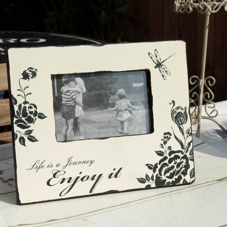 Life Is A Journey Photo Frame By The Alphabet Gift Shop