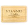 Mr And Mrs Personalised Chopping Board, thumbnail 2 of 3