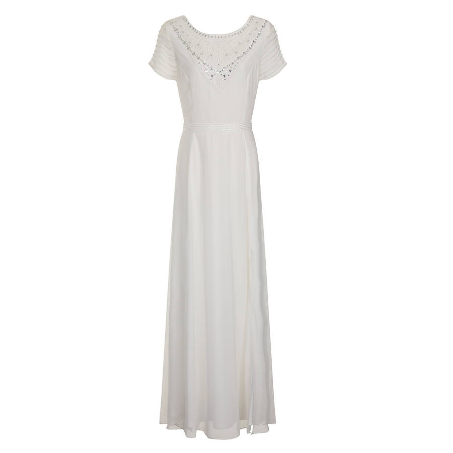 embellished maxi dress by frock and frill | notonthehighstreet.com