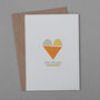 'I Love You' Heart Row Card, thumbnail 3 of 5