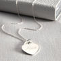 Personalised Girl's Sterling Silver Heart Necklace, thumbnail 2 of 7