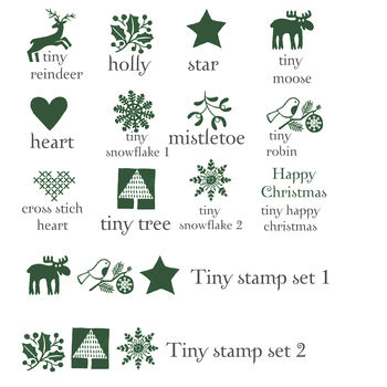 Tiny Christmas Stamps, 2 of 3