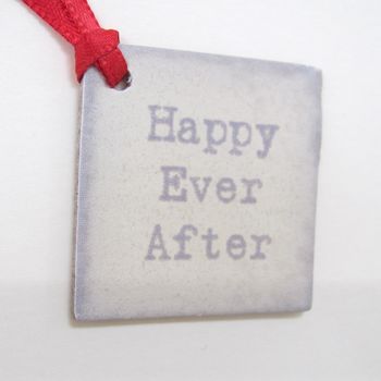 'Happy Ever After' Handmade Wedding Card, 3 of 4