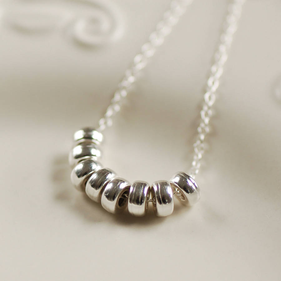 Silver Rings Necklace By all things Brighton beautiful
