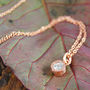 White Topaz Rose Gold Plated Silver Jewellery Set, thumbnail 6 of 8