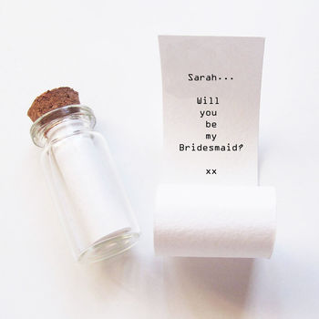 Will You Be My Bridesmaid Letter In A Bottle, 2 of 4