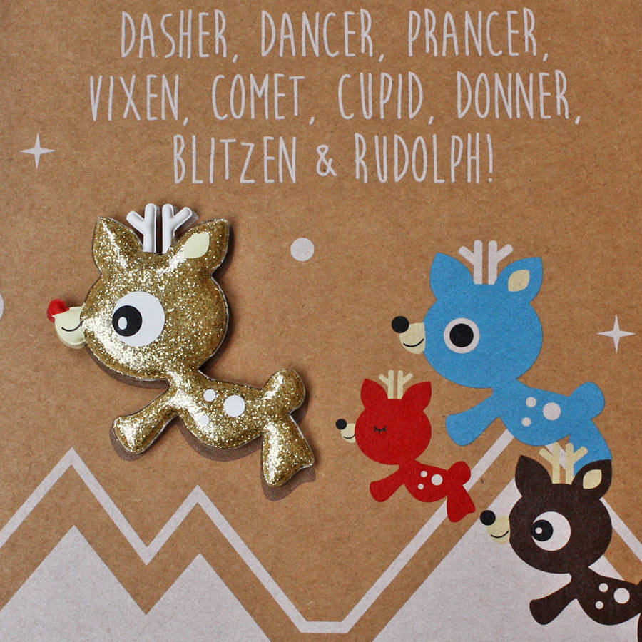 Christmas Glitter Card By Pango Productions