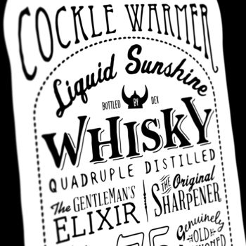 'Liquid Sunshine' Whisky Bottle Art Print, 8 of 10