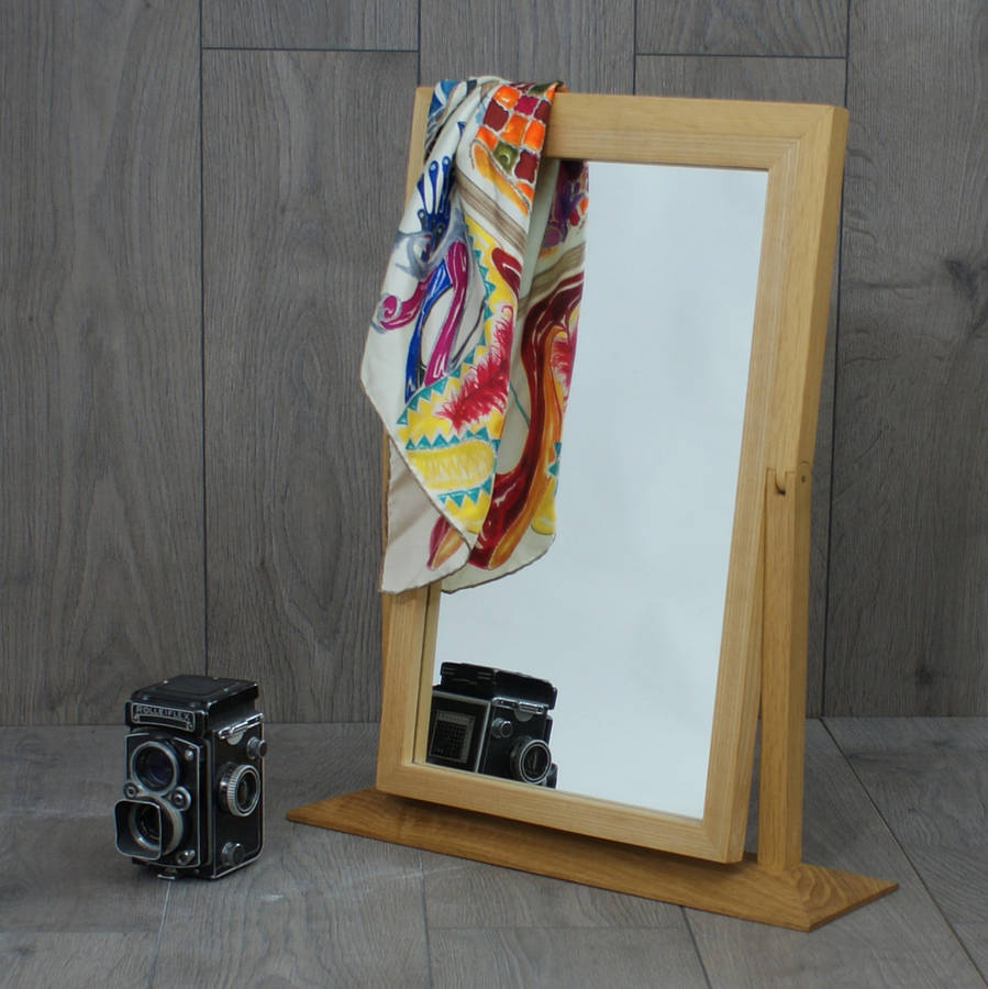 Wooden Hinged Mirror By Pintail studios