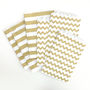 Gold Print Patterned Paper Bags, thumbnail 8 of 11