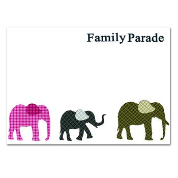 The Elephant Family Parade Art Print, 3 of 3