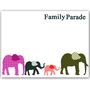 The Elephant Family Parade Art Print, thumbnail 2 of 3