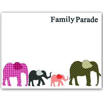 The Elephant Family Parade Art Print, 2 of 3