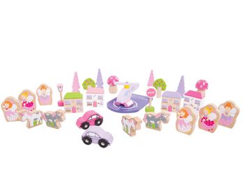 Giant Fairy Town Pink Train Set, 9 of 9