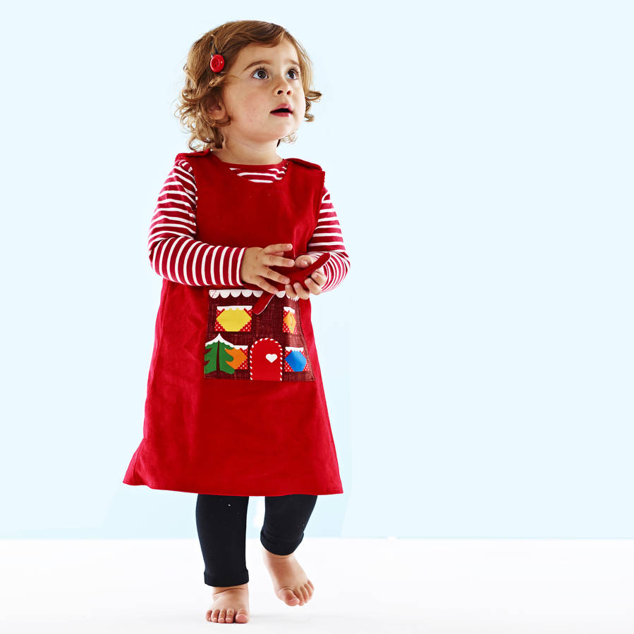 christmas gingerbread man dress by wild things funky little dresses ...
