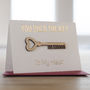 Personalised 'Key To My Heart' Anniversary Card, thumbnail 2 of 6