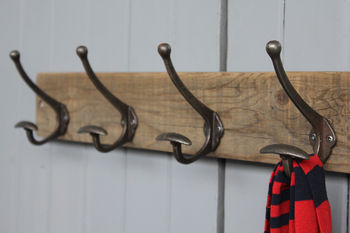 Limited Edition Reclaimed Bowler Hat And Coat Hook, 4 of 5
