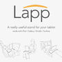 Solid Oak Lapp Stand For iPad And Tablet, thumbnail 2 of 10