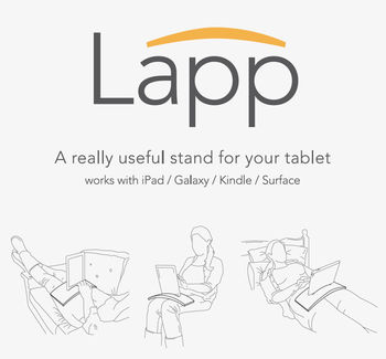 Solid Oak Lapp Stand For iPad And Tablet, 2 of 10