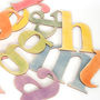 Hand Stained Wooden Alphabet Rainbow Letters, thumbnail 6 of 9