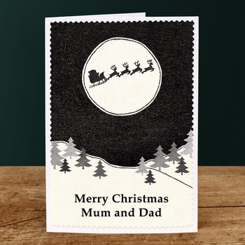 'Christmas Night' Personalised Christmas Card, 6 of 6