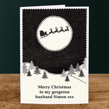 'Christmas Night' Personalised Christmas Card, 4 of 6