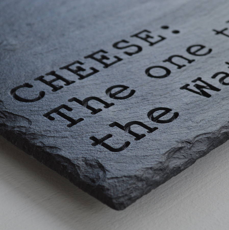 Personalised Engraved Slate Board By Winning Works 