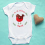 Personalised My 1st Christmas Robin Vest, thumbnail 4 of 5