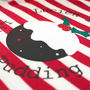 Personalised 'Pudding' Stripy Christmas Romper, thumbnail 3 of 5