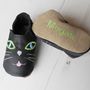 Personalised Cat Baby Shoes, thumbnail 3 of 9