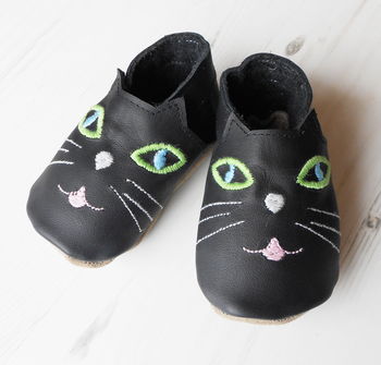 Personalised Cat Baby Shoes, 4 of 9