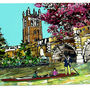 Magdalen Bridge Oxford Placemat, thumbnail 2 of 2
