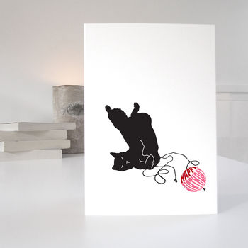 Black Cat Birthday Card, 2 of 3