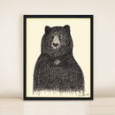 big bear a3 print personalised text available by don't feed the bears ...