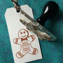 Personalised 'Gingerbread Man' Christmas Stamp, thumbnail 3 of 4