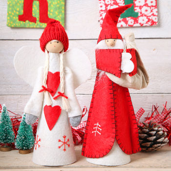 Santa Freestanding Decoration Or Tree Topper, 2 of 6