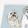Colourwash Style Pet Illustration, thumbnail 6 of 9