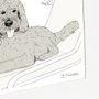 Colourwash Style Pet Illustration, thumbnail 8 of 9