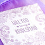 Personalised Tiny Gemstone Necklace On Bridesmaid Card, thumbnail 8 of 11