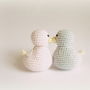 Hand Crochet Baby Duck Rattle, thumbnail 2 of 5