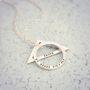 Personalised Triangle And Circle Necklace, thumbnail 4 of 7