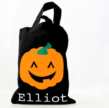 Halloween Personalised Trick Or Treating Bag, 2 of 5