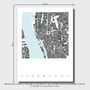 Liverpool Map Art Print Limited Editon, thumbnail 3 of 5