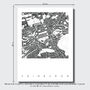 Edinburgh Map Art Print Limited Edition, thumbnail 3 of 5